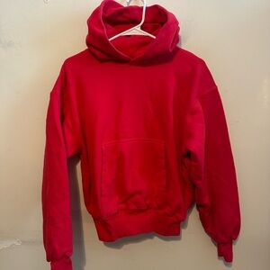Yeezy YZY Kanye West Double Layer Hoodie Sweatshirt Men’s X-Small Red